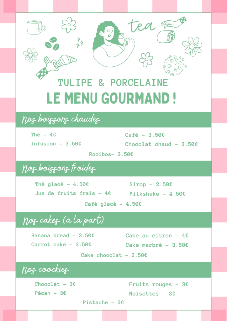 Le menu